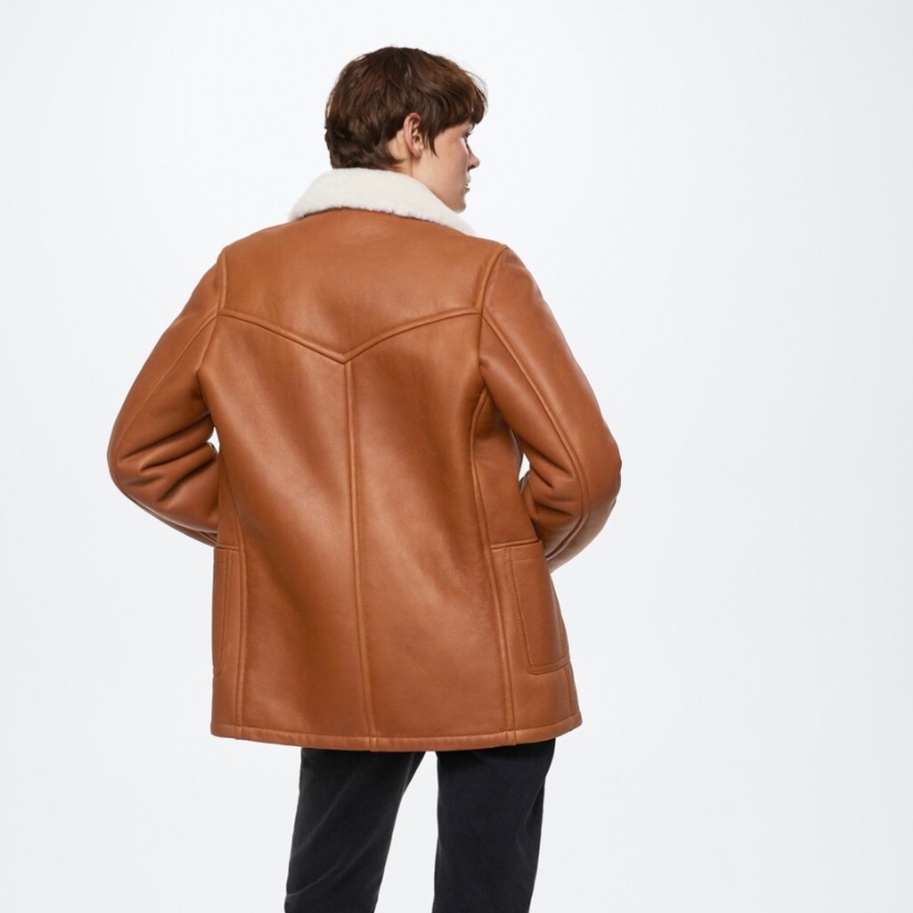 Mango Shearling Lined Jacket - image 2